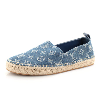 Louis Vuitton Women's Starboard Flat Espadrille Monogram Denim