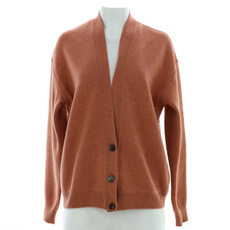 Hermes Women's Brides de Gala Twillaine Cardigan Cashmere and Wool Blend with Silk