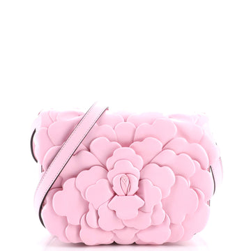 Valentino Garavani Atelier 03 Rose Edition Flap Shoulder Bag Leather Small