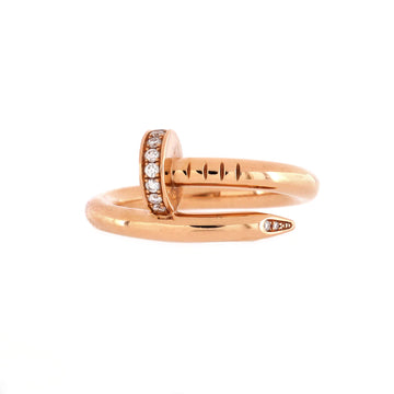 Cartier Juste un Clou Ring 18K Rose Gold and Diamonds