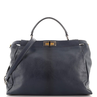 Fendi Peekaboo Bag Soft Leather Large