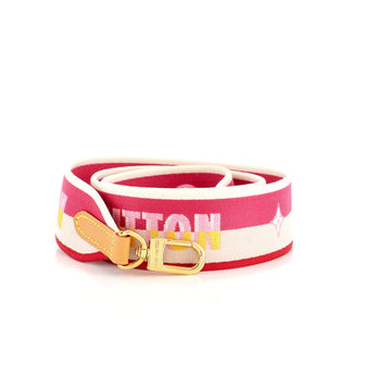 Louis Vuitton Logo Shoulder Strap Jacquard Wide
