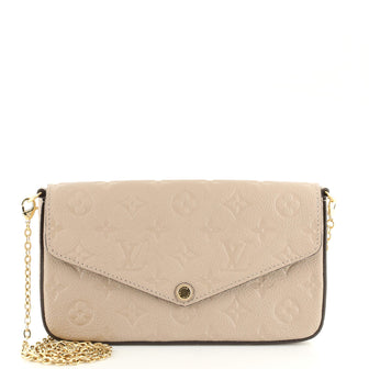 Louis Vuitton Felicie Pochette Monogram Empreinte Leather
