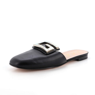 Gucci Women's Madelyn Mules Leather with Crystals