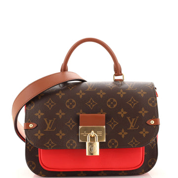 Louis Vuitton Vaugirard Handbag Monogram Canvas with Leather