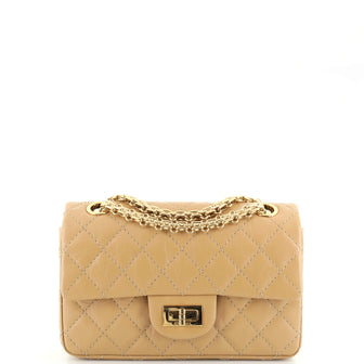 Chanel Reissue 2.55 Flap Bag Quilted Aged Calfskin Mini