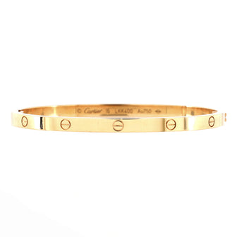 Cartier Love Bracelet 18K Yellow Gold Small