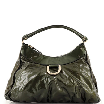 Gucci D Ring Hobo Leather Large