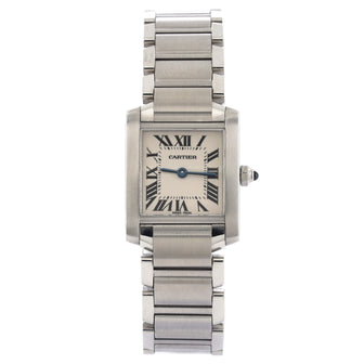 Cartier Tank Francaise Quartz Watch Stainless Steel 20