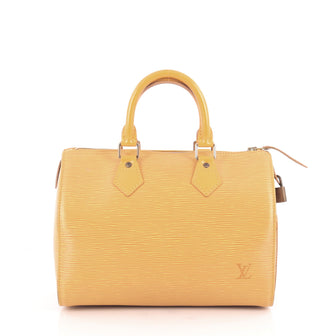 Louis Vuitton Speedy Handbag Epi Leather 25 Yellow 1992902