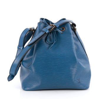 Louis Vuitton Noe Handbag Epi Leather Large Blue 1992903