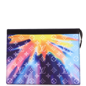 Louis Vuitton Pochette Voyage Limited Edition Monogram Sunset Canvas MM