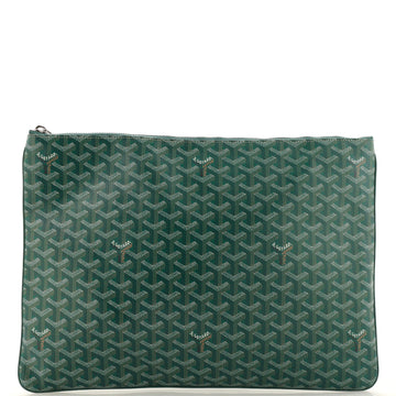 Goyard Senat Zip Pouch Coated Canvas GM
