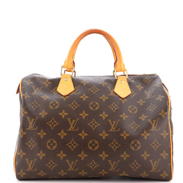 Louis Vuitton Speedy Handbag Monogram Canvas 30