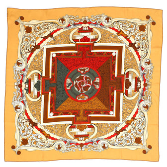 Hermes Animaux Solaires Scarf Printed Silk 90