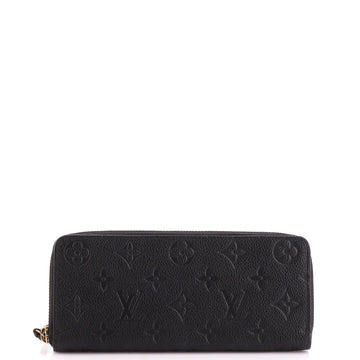 Louis Vuitton Clemence Wallet Monogram Empreinte Leather