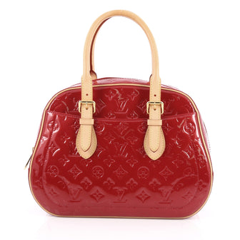 Louis Vuitton Summit Drive Handbag Monogram Vernis Red 1994501