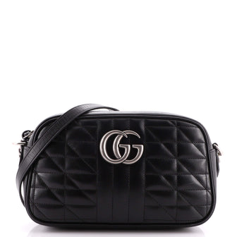 Gucci GG Marmont Shoulder Bag Mixed Matelasse Leather Small