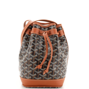 Goyard Petit Flot Bucket Bag Coated Canvas PM