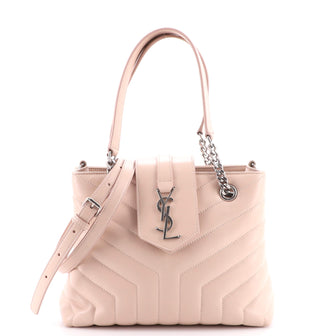 Saint Laurent LouLou Tote Matelasse Chevron Leather Small