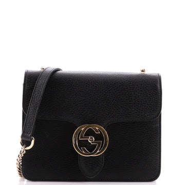 Gucci Interlocking Shoulder Bag (Outlet) Leather Small
