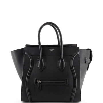 Celine Luggage Bag Grainy Leather Mini