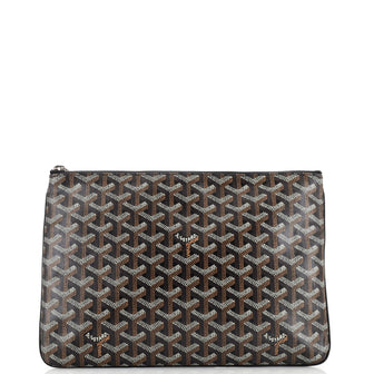 Goyard Senat Zip Pouch Coated Canvas MM