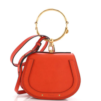 Chloe Nile Crossbody Bag Leather Small