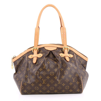 Louis Vuitton Tivoli Handbag Monogram Canvas GM Brown 1995401