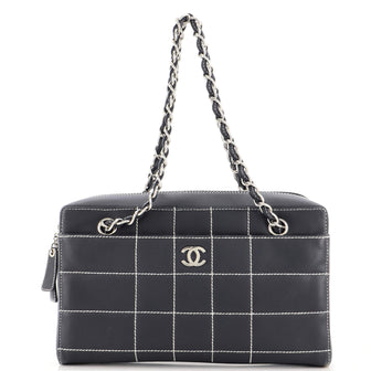 Chanel Black Quilted Leather Single Flap Chain Shoulder Bag