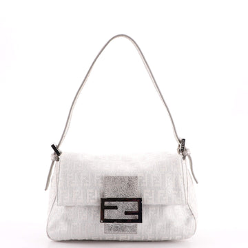 Fendi Mama Forever Bag Zucchino Canvas Mini