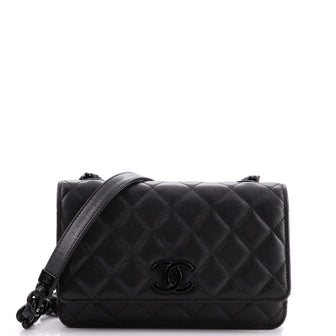 Chanel My Everything Wallet on Chain Quilted Caviar Black 1996161