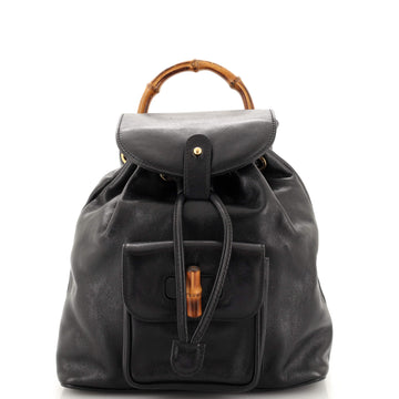 Gucci Vintage Bamboo Backpack Leather Mini