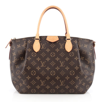 Louis Vuitton Turenne Handbag Monogram Canvas MM Brown 1996401