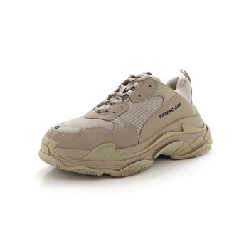 Balenciaga Men's Triple S Sneakers Fabric and Mesh with Leather