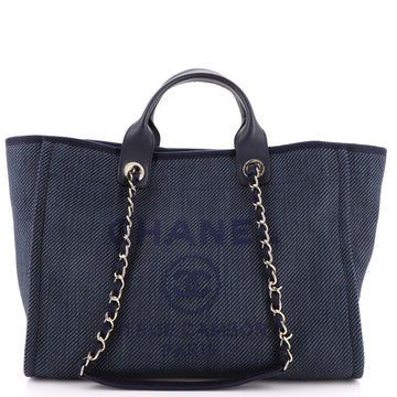 Chanel Deauville Tote Mixed Fibers Medium