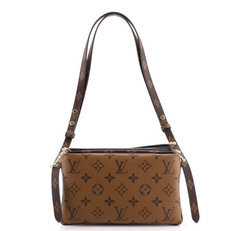 Louis Vuitton LV3 Pouch Bag Monogram Canvas, Reverse Monogram Canvas and Monogram Ink Embossed Lambskin