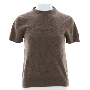 Hermes Women's H Lift Short Sleeve Sweater Cashmere