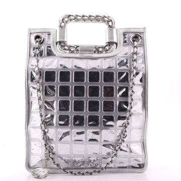 Chanel Ice Cube Shopper Quilted Vinyl