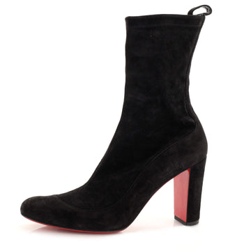 Christian Louboutin Women's Gena Ankle Boots Suede 85