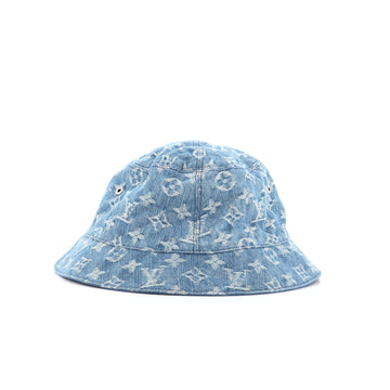 Louis Vuitton Essential Reversible Bucket Hat Monogram Denim