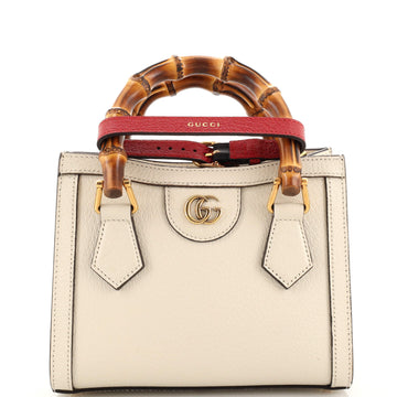 Gucci Diana NM Bamboo Handle Tote Leather Mini