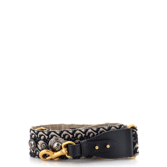 Christian Dior Shoulder Strap Embellished Oblique Canvas