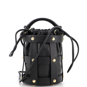 Salvatore Ferragamo Cage Bucket Bag Leather Small