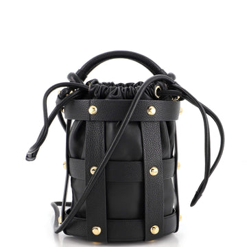 Salvatore Ferragamo Cage Bucket Bag Leather Small