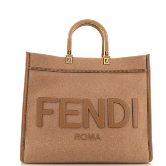 Fendi Sunshine Shopper Tote Felt Medium