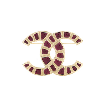 Chanel Along the Nile CC Brooch Metal with Gripoix