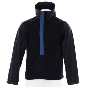 Prada Men's Hooded Zip Jacket Cotton Blend and Polyamide