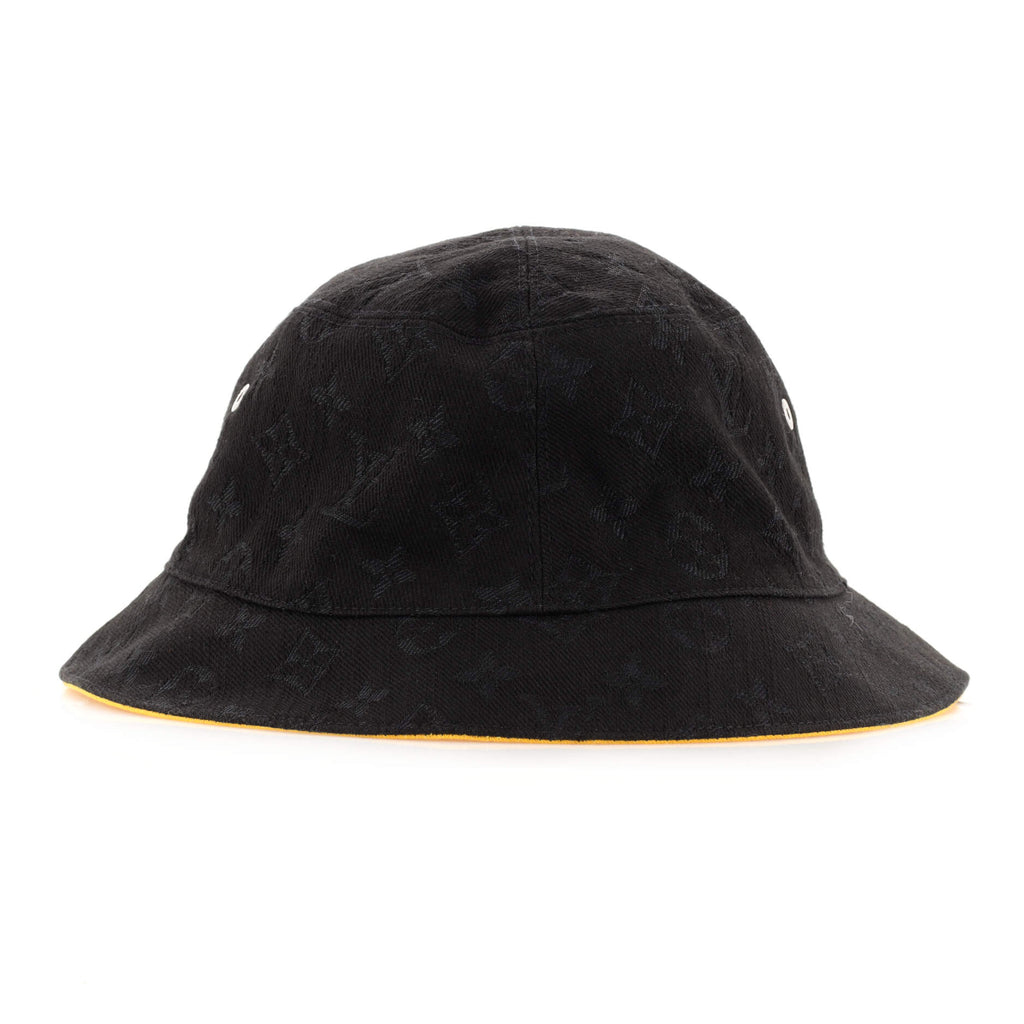 Louis Vuitton Denim Monogram Reversible Essential Bucket Hat