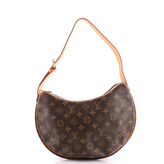 Louis Vuitton Croissant Handbag Monogram Canvas MM